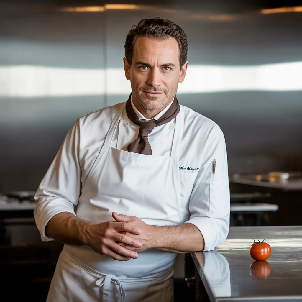 Fire cook portrait
